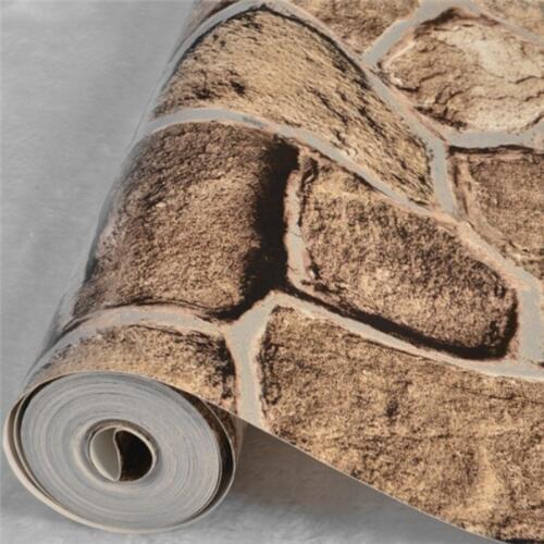 Beibehang Wallpaper Roll Brick Pattern Wall paper Stone Pattern PVC Wallpaper for walls 3 d papel de parede sala papier peint