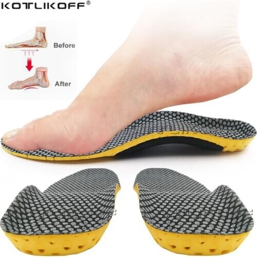 Orthopedic Insoles For Flat Feet Women Men Sports Shoe Plantar Fasciitis Insoles For Shoes Orthotic Arch Support Soles Insert