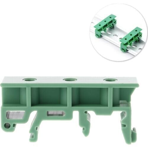 PCB 35mm DIN Rail Mounting Adapter Circuit Board Bracket Holder Carrier Clips