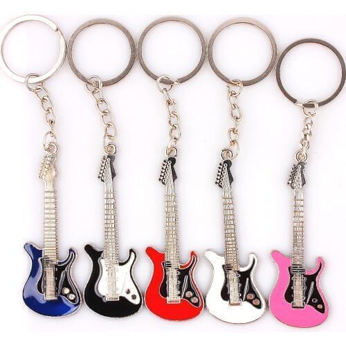 QianBei Bulk 20pcs Cartoon Music Keychain Pendants Charms Collection Key Ring Originality Key Chain Girls Gift Free shipping