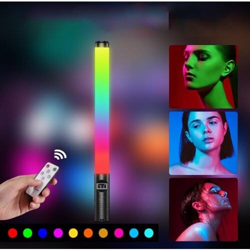 RGB Light Wand Stick With Tripod Stand Lamp Party Colorful LED Fill Light Handheld Flash Speedlight Photography Lighting Video