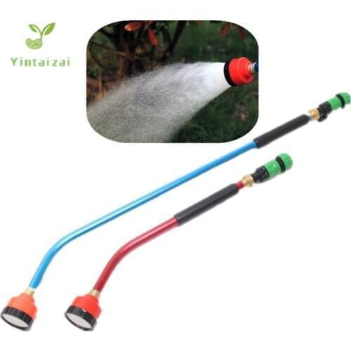 Gardening Sprinkler Nursery Watering Nozzle 60cm Long Rod Spray Gun Watering Vegetables Agricultural Greenhouse Nursery Garden