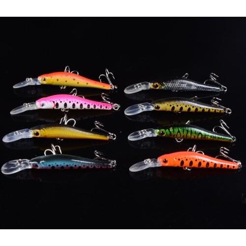 TQEXSZ 1pcs 9.5cm 6.5g Minnow Fishing Lure Wobbler with 6# Hook Floating Hard Bait Fishing Tackle Pesca Carp Crankbait 3D Eyes