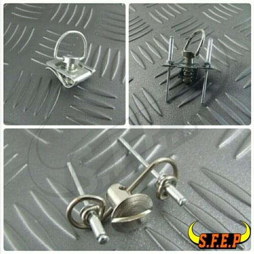 Motorcycles Universal Stainless steel Surrounded fairing package board Quick release screws