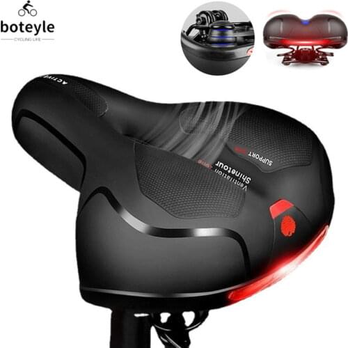 Bicycle Seat Shock Absorption Silicone Seat Mountain Bike Seat Comfortable Saddle Hollow Seat Bicycle Seat Riding Equipment