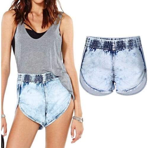 High Waist Denim Shorts Jeans Women Sexy Casual Short Trousers Female Summer Beach Holiday Outfits Plus Size XXS XS White Street