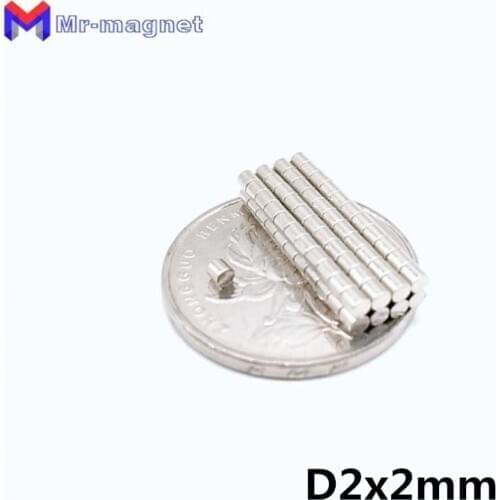 2000pcs 2 x 2 mm Mini Super Strong Powerful Magnet Magnets 2*2mm D2x2