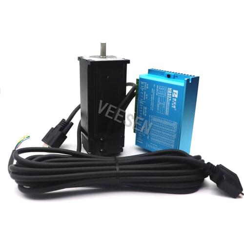 4 axis Closed loop motor kit nema 23 Stepper motor Closed Loop system+servo Drive HBS57H with 3M cable cnc part