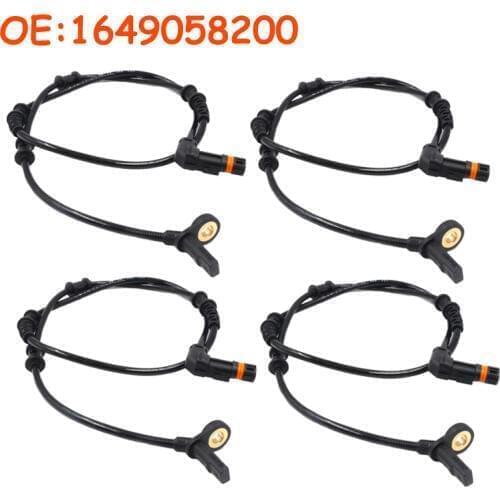 4 pcs/lot 1649058200 A1649058200 For Mercedes M-Class SUV W164 GL X164 Front ABS Wheel Speed Sensor