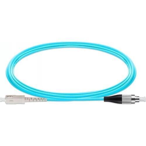 5PCS/lot SC/UPC -FC/UPC OM3 Fiber Optic Patch Cord 10G 50/125 Fiber Cable Multimode Simplex Optical Jumper1M 2M 5M
