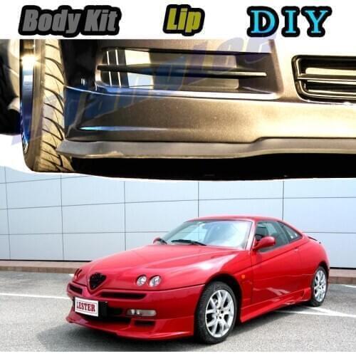 Car Bumper Lip Front Spoiler Skirt Deflector For Alfa Romeo GTV / Spider AR Tune Car Modification Modified Body Kit Lips