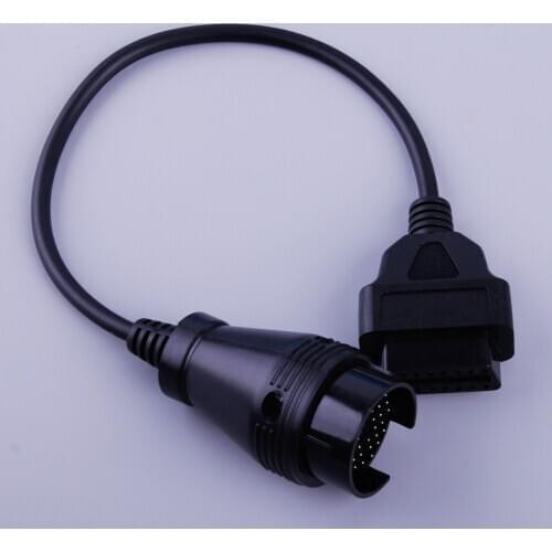 Car Styling 38 Pin To OBDII OBD2 16 Pin Adapter Connector Cable Fit For Mercedes Benz Diagnostic Tool