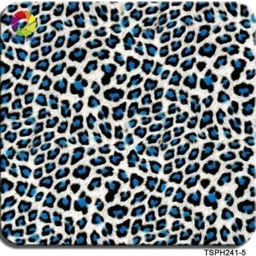 Free shipping 0.5mX2m/10m leopard skin pattern TSPH241-5 water transfer hidrografik dipping film