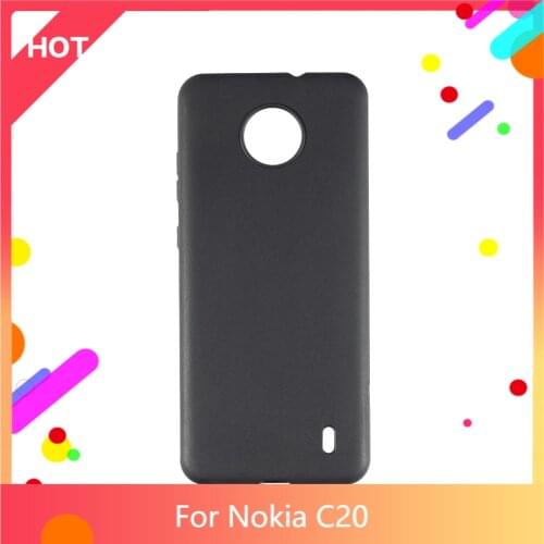 C20 Case Matte Soft Silicone TPU Back Cover For Nokia C20 Phone Case Slim shockproof