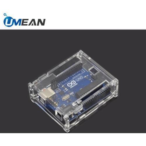 Uno R3 Case Enclosure Transparent Acrylic Box Clear Cover Protective shell Compatible with Arduino UNO