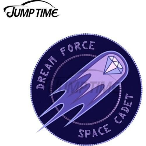Jump Time 13x13cm For Dream Force Space Cadet Trunk Car Stickers Personality Computer Sticker Waterproof Decal Occlusion Scratch