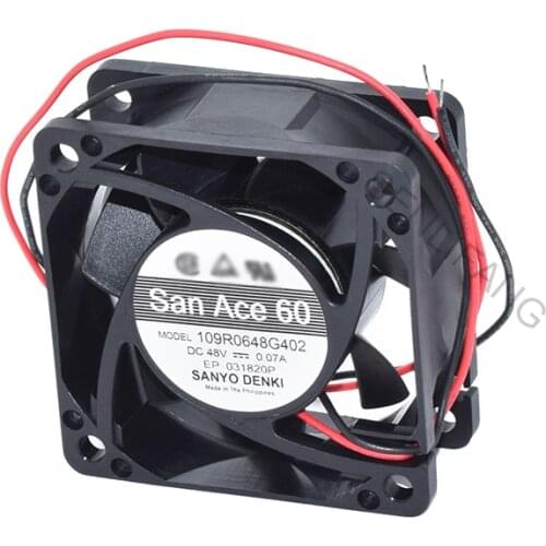 Brand new 109R0648G402 6025 48V 0.07A 60*60*25m Cooling Fan