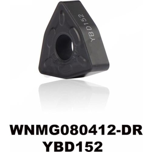 Original WNMG080412-DR YBD152 CNC Tungsten Carbide Inserts Turning Tool WNMG 080412 roughing for cast iron WNMG433 CNC tools