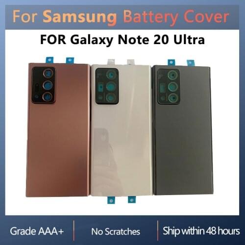 Original Samsung Note 20 Note20 Ultra Back Case Battery Cover Housing for Samsung Galaxy Note 20 Note20 Rear Back Glass Case