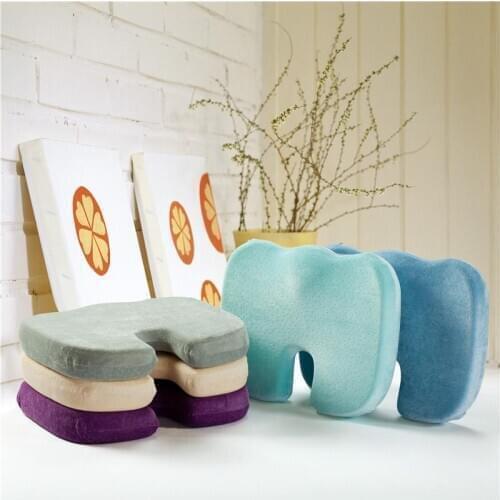 Brand new Travel Seat Cushion Coccyx Orthopedic Memory Foam U Seat Massage Chair Cushion Pad Car Office Massage Cushion