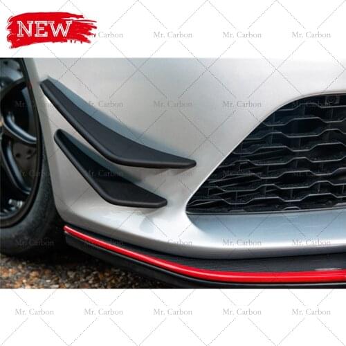 FOR LOTUS EXIGE CARBON FIBER FRONT BUMPER SIDE CANARD TRIM 4pcs BODY KIT TUNING PART FOR EXIGE CARBON FRONT SPLITTER RACING