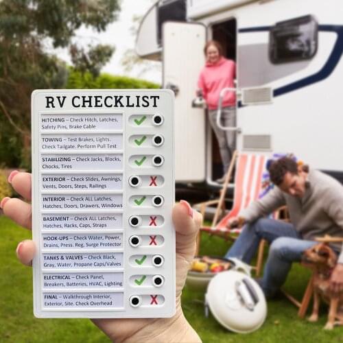 Portable Rv Checklist Project Inspection Rv Inspection Registration Form Check List Measurement Analysis Instruments Tools