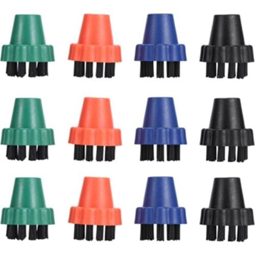 12Pcs Round Brushes Cleaning Brush for Karcher SV7 SV1802 SV1902 2.860-231.0 Steam Cleaner Home Appliances Accessories