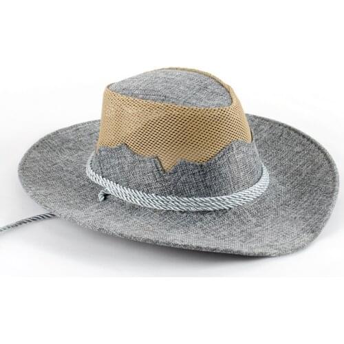 Mens Panama Hat Breathable Womens Summer Hat linen Cap Female Outdoor Tourism Popular Mens Cap Panama For Boys Sunscreen Cap
