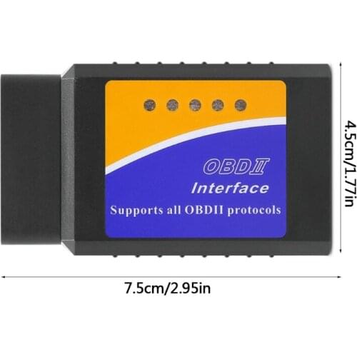 Classic Enhanced Universal OBD II OBD2 ELM 327 Wifi V1.5/V2.1 Scanner Car Engine Fault Code Reader Diagnostic Scan Tool