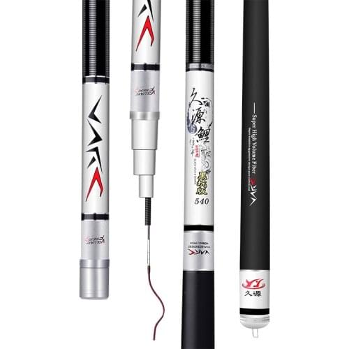 Fishing Rod Taiwan Fish Pole Carp Rod High Carbon Superhard Ultralight Black Pit Pole 28 Tone Hand Pole Fishing Equipment Pesca