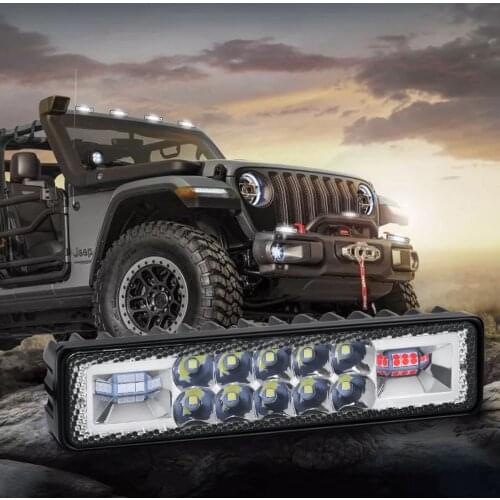 LED Work light bar Car Led Headlights For Offroad Truck Tractor Boat Motorcycle LED Working Lights 12v24v 48w Strobe Police Lamp