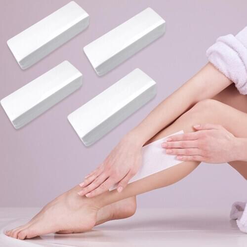 Durable Hair Removal Wax Strips Cotton and Non Woven Fabric Nonwoven Epilator for Professional Shaving Waxing Smooth Legs 20X7cm