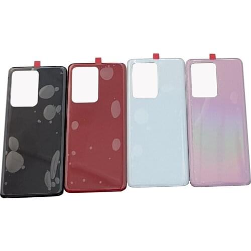 1Pcs Rear Glass For Samsung Galaxy S20 Plus 5G S20 Ultra 5G Version Back Battery Cover Door Panel Housing Case