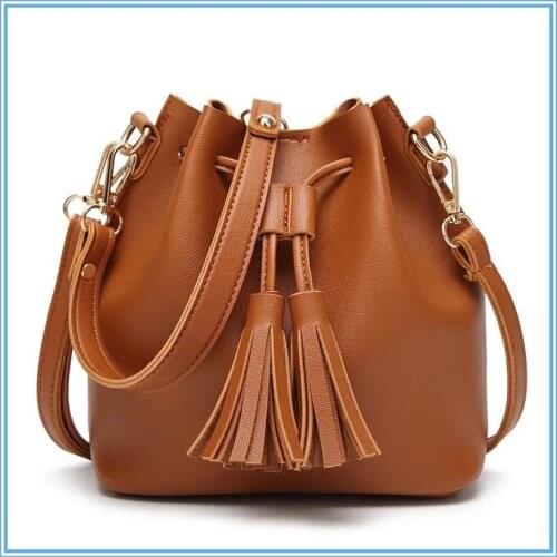 Ladys Classic Style shoulder bags Womans Office bucket Bags Girls shopping bags Pouplar tassel messenger Bag INS purse SMT262