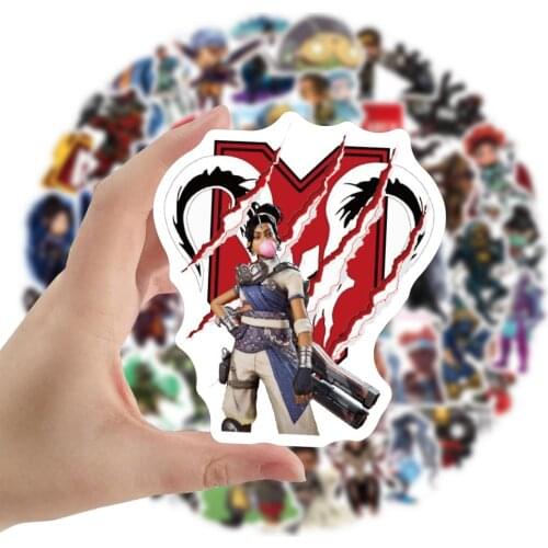 10/50PCS Cartoon Game Apex Legends Stickers Waterproof PVC Guitar Luggage Skateboard Motorcycle Laptop Car Sticker Kids Toys