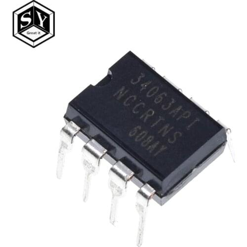 GREAT IT 10PCS MC34063API MC34063 34063 DIP8 DIP Boost or buck power DC/DC converter