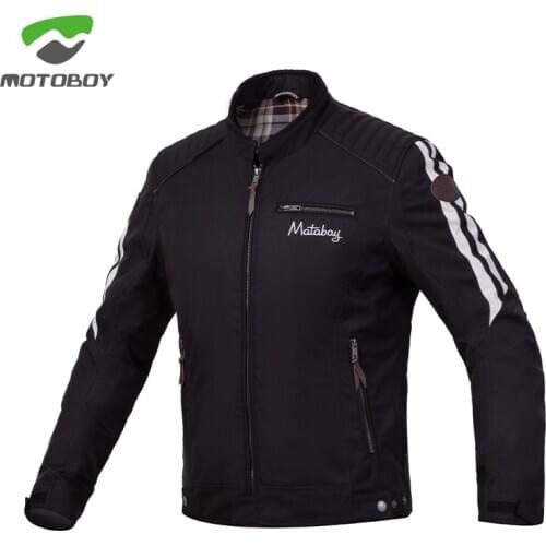 2020 MOTOBOY Motorcycle Bike Sports Waterproof Warm Liner CE Protectors for 4 Season Spring Jacket