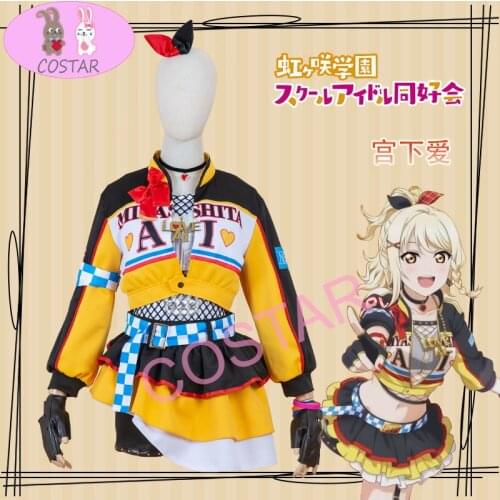 Anime Love Live! Nijigasaki High School Idol Club Miyashita Ai Just Believe Lolita Dress Lovelive Cosplay Costume Halloween Suit