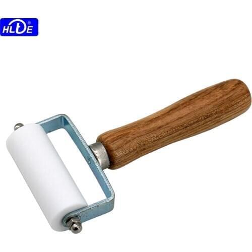 High Temperature Resistant 80mm white pressure roller Use with hot air gun heat gun plastic welder for PVC Welding