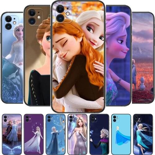 Disney Ice Frozen Phone Cases For iphone 11 Pro Max case 12 Pro Max 8 PLUS 7 PLUS 6S iphone XR X XS mini mobile cell women