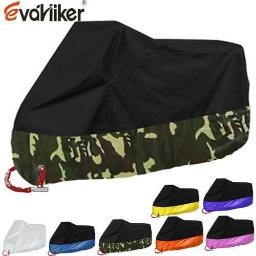 Motorcycle Cover Waterproof Outdoor Indoor Scooter Cruisers Street Sport Bike Cover UV Protection Motorbike Rain Cover
