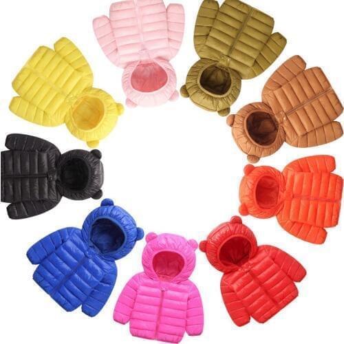 Cotton Down Jacket Childrens Wear Light Cotton Jacket Boys And Girls Autumn Winter Parka