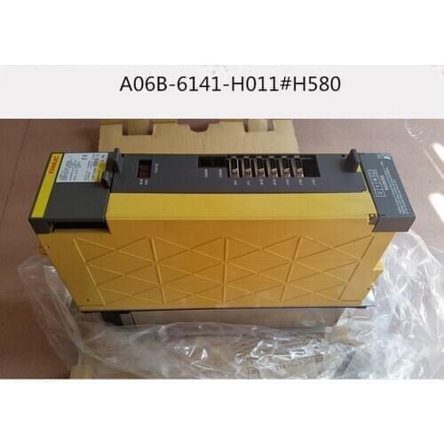 USED 100% TESTED A06B-6141-H011#580 FANUC SERVO AMPLIFIER A06B-6141-H011 A06B-6141-H011#580