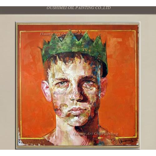 New Hand Painted Modern Abstract Figure Oil Painting Knife Painting On Canvas Man Women Character Picture For Room Wall Decor