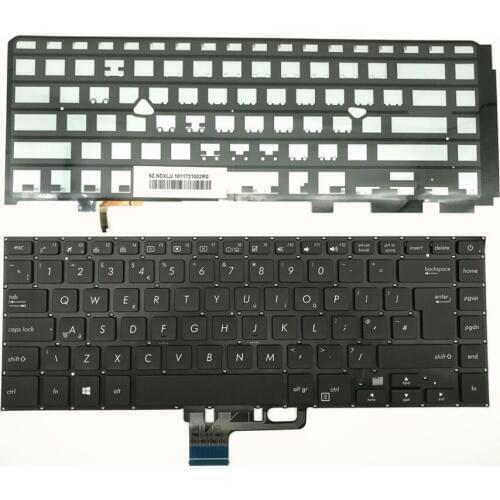 UK backlight keyboard for Asus ZenBook Pro UX550VE 0KNB0-4624UK00 NSK-WK1BU
