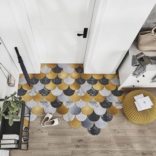 Porch Entrance Doormat Mud-removing Sand-stripping Area Rugs Outdoor Carpet Floor Mats Hallway Non-Slip Carpets for Living room