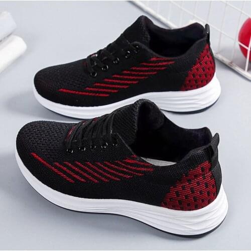 Women Casual Sneakers Fashion Mesh Breathable Walking Lace Up Flat Shoes Trainers Women Outdoor Tenis Feminino Vulcanized Shoes
