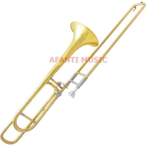 Afanti Music Bb tone / Yellow Brass / Gold finish Trombone (ATB-102)