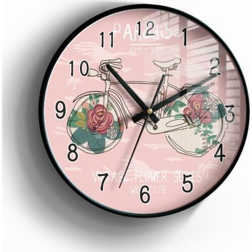 New Wall Clock Large Size Luxury Silent Movement Clocks Rounds Precise Sweep Wall Clocks Modern Design For Home Decoration