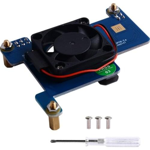 Suitable for Raspberry Pi 4B/3B+/3B POE Cooling Fan Power over Ethernet Module Expansion Board